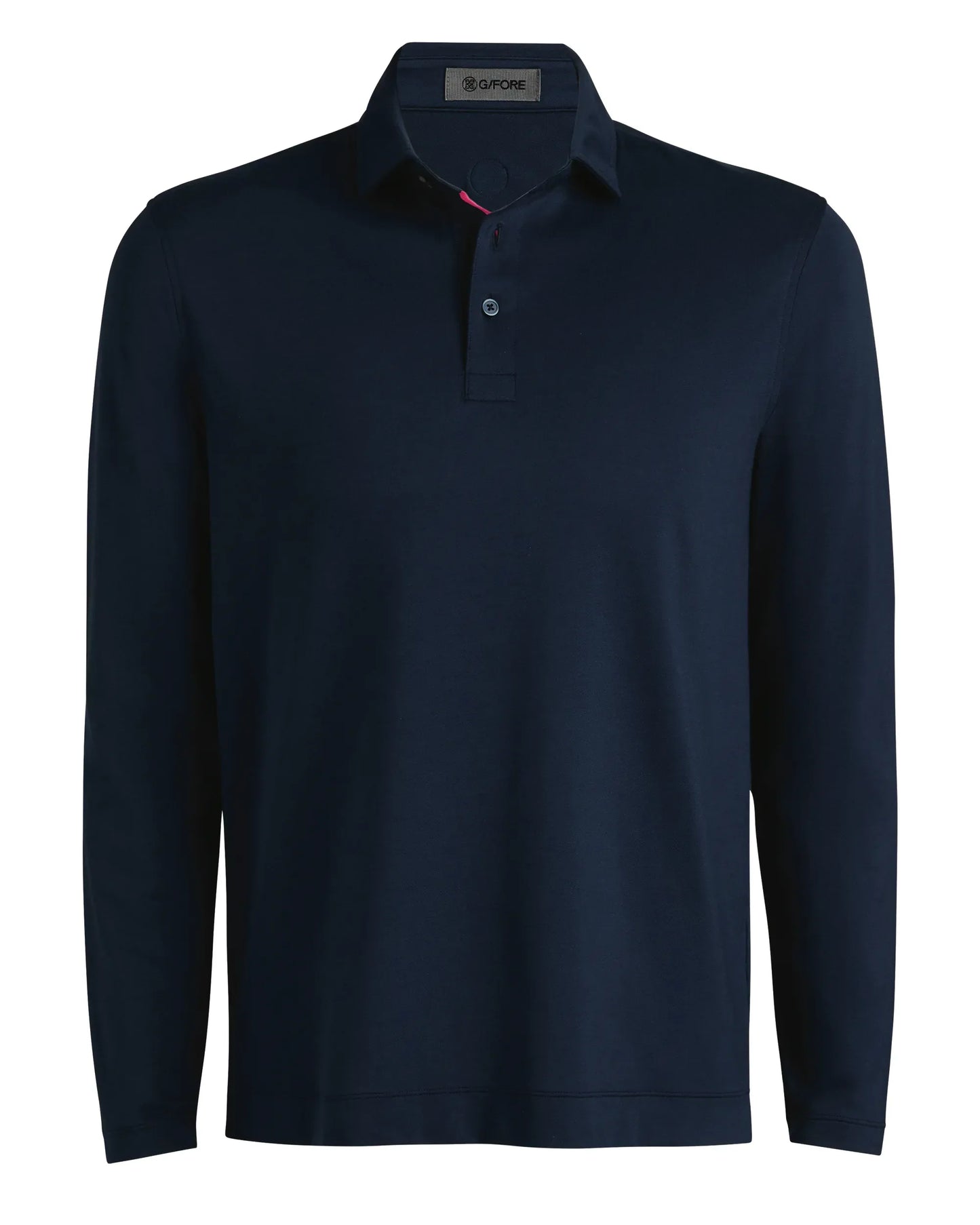 G/FORE Cotton Stretch Long Sleeve Golf Polo