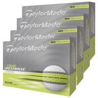 TaylorMade Tour Response Stripe Golf Balls - Neon Yellow - 4 For 3